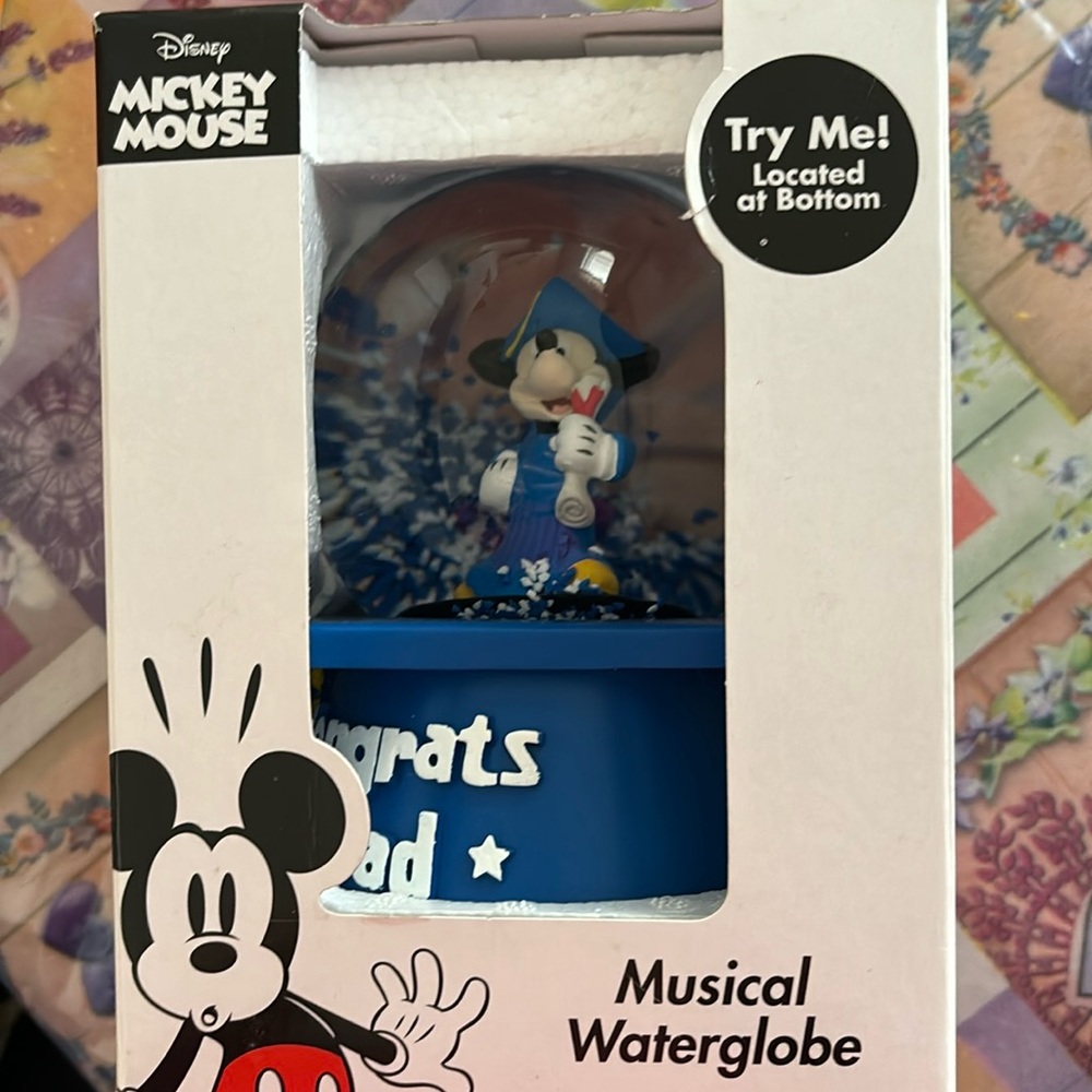Mickey musical water qlobe